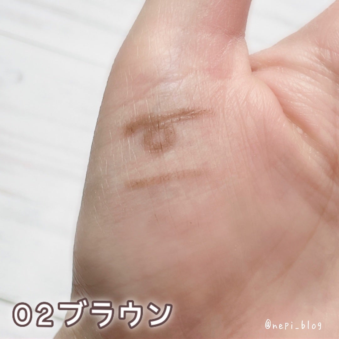 ウォータープルーフ アイブロウ (細芯)/FASIO/アイブロウペンシルを使ったクチコミ(3枚目)