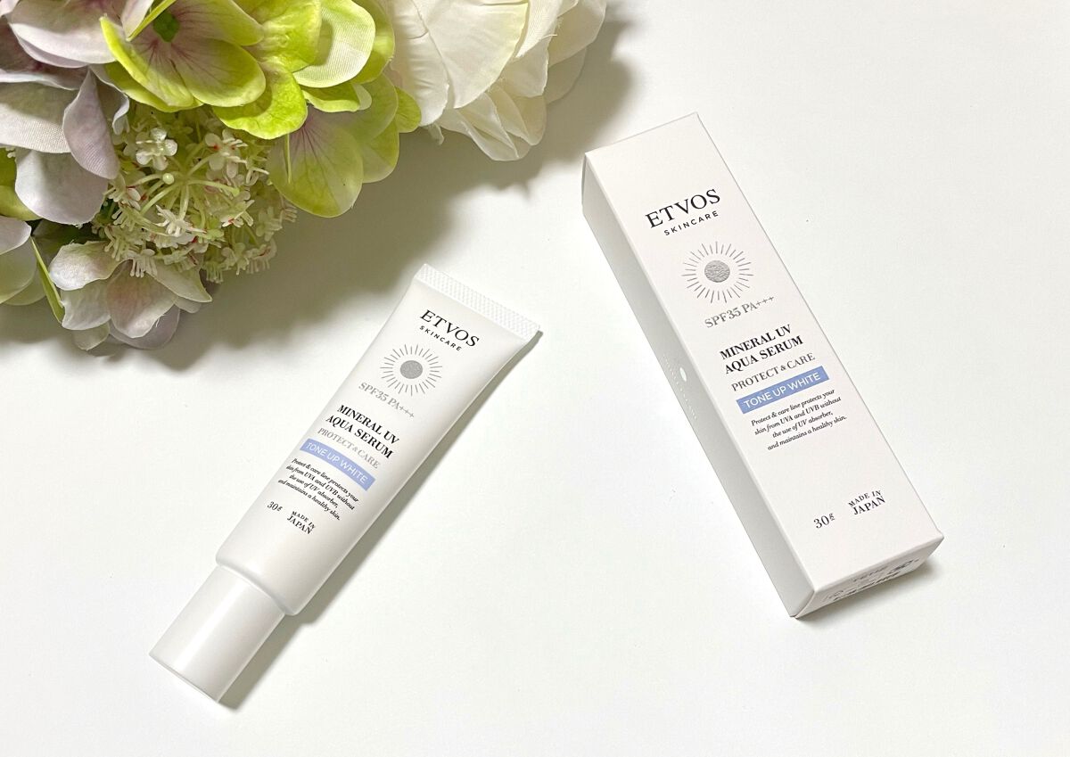 ミネラルUVアクアセラム/エトヴォス/美容液を使ったクチコミ(1枚目)