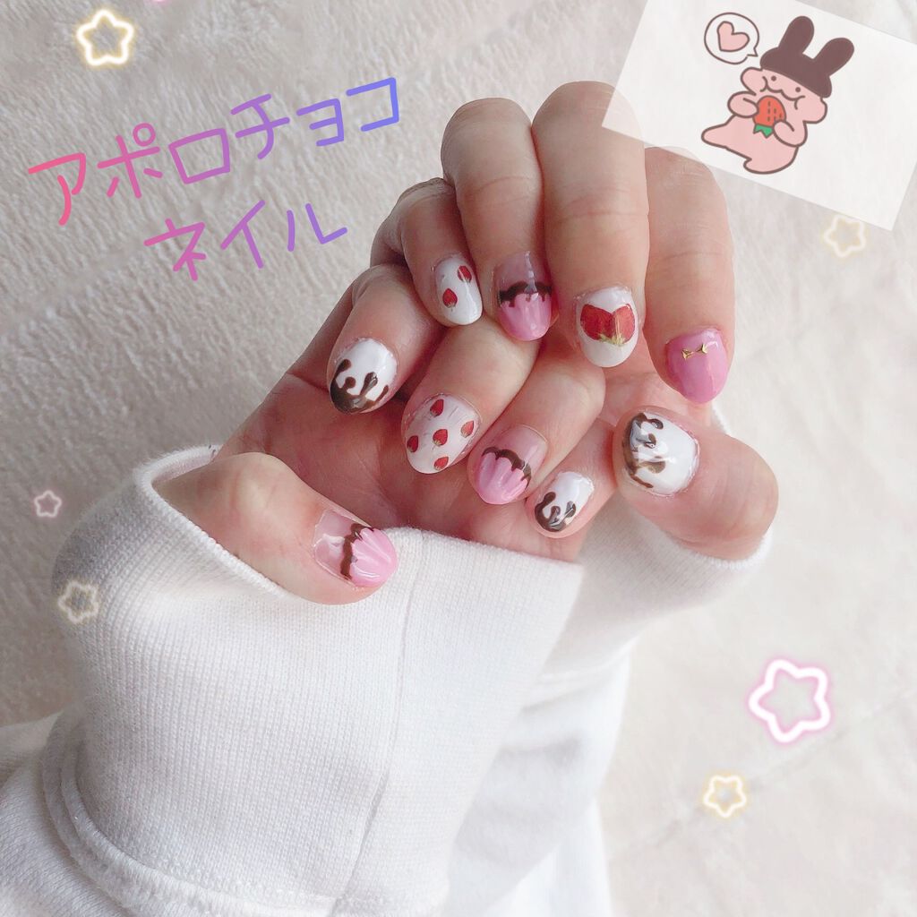 しずくネイルシール/キャンドゥ/ネイルシールを使ったクチコミ（1枚目）