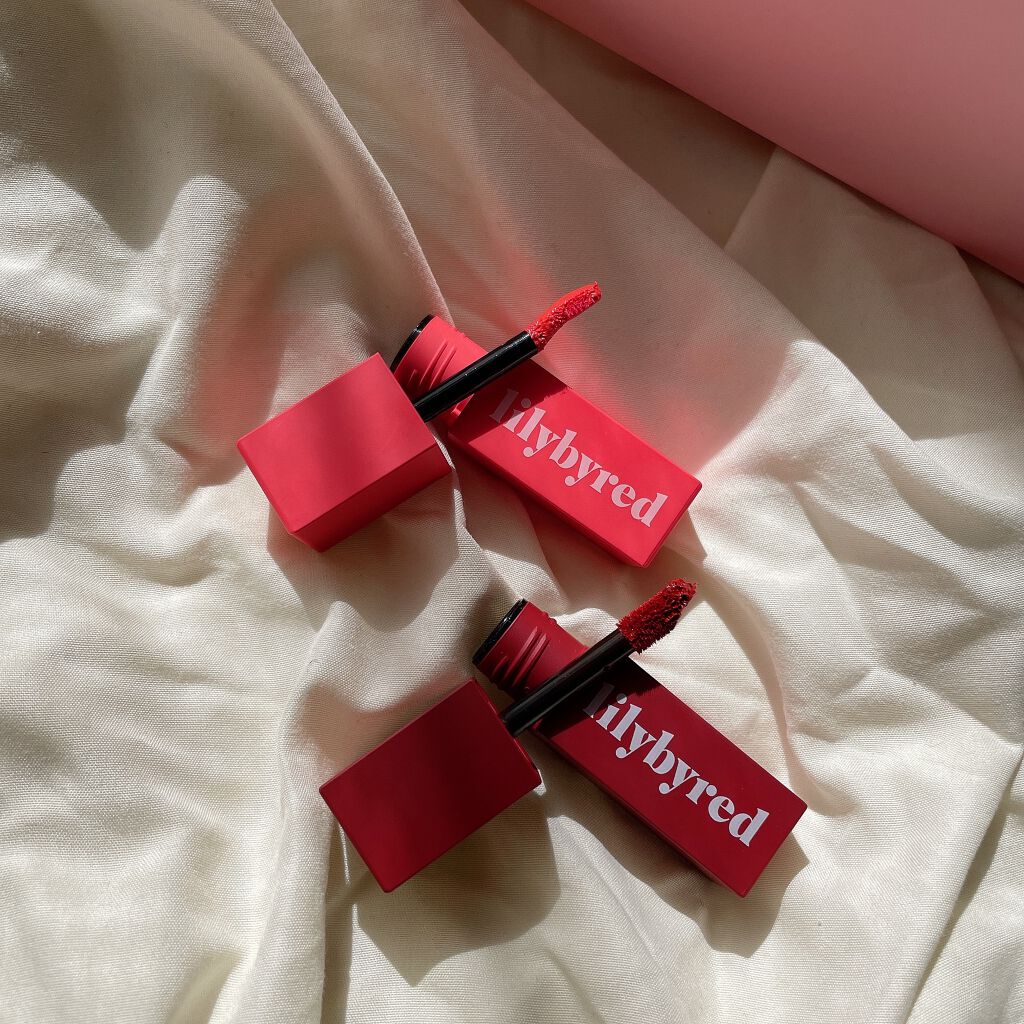 ブラッディライアー コーティングティント/lilybyred/リップティントを使ったクチコミ(2枚目)