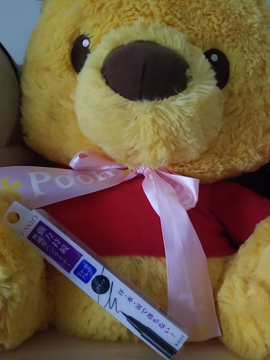 FASIO スリム リキッドライナーのクチコミ「💕今日は私のお気に入りのコスメを紹介します💕
・FASIOの極細リキッドアイライナー(漆黒ブラ.....」（1枚目）