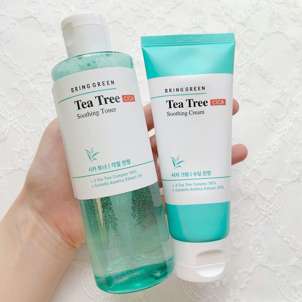ティーツリーシカスージングクリーム/BRING GREEN/フェイスクリームを使ったクチコミ(6枚目)
