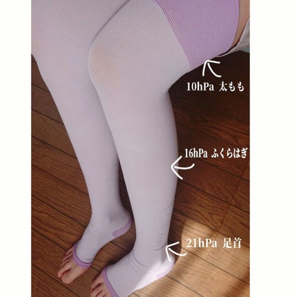 美脚ロング/SLIMWALK/着圧ソックス・レギンスを使ったクチコミ(6枚目)