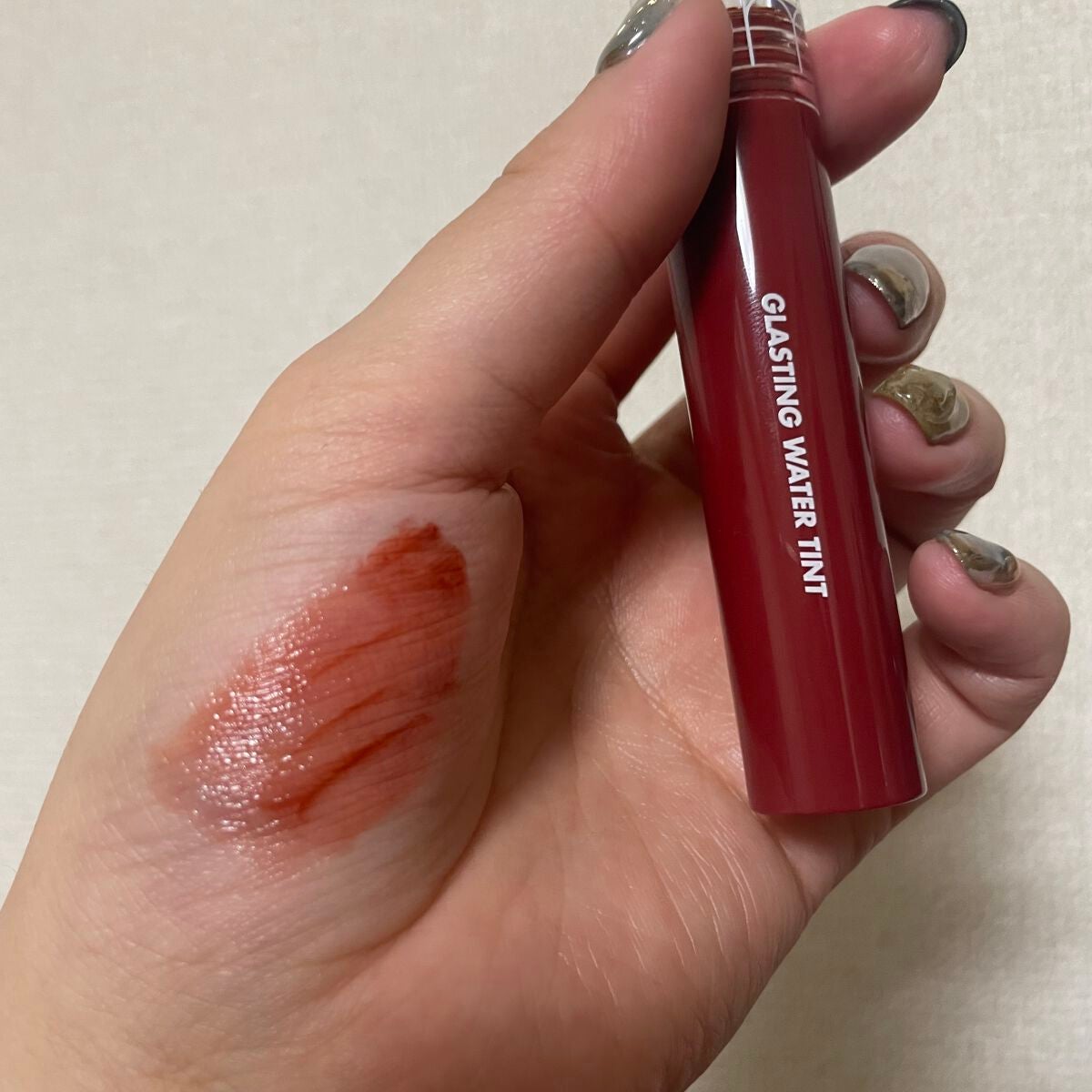 グラスティングウォーターティント/rom&nd/リップティントを使ったクチコミ(1枚目)