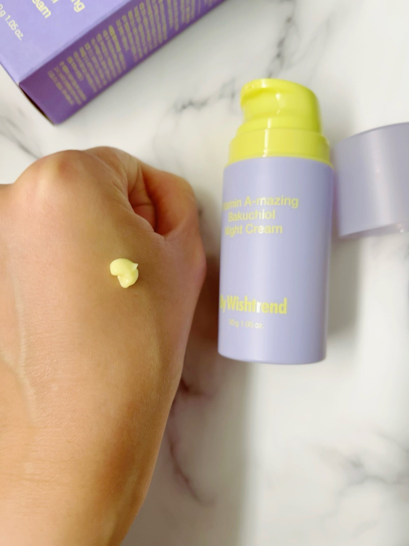 ビタミンA-mazingバクチオールナイトクリーム/By Wishtrend/フェイスクリームを使ったクチコミ(2枚目)