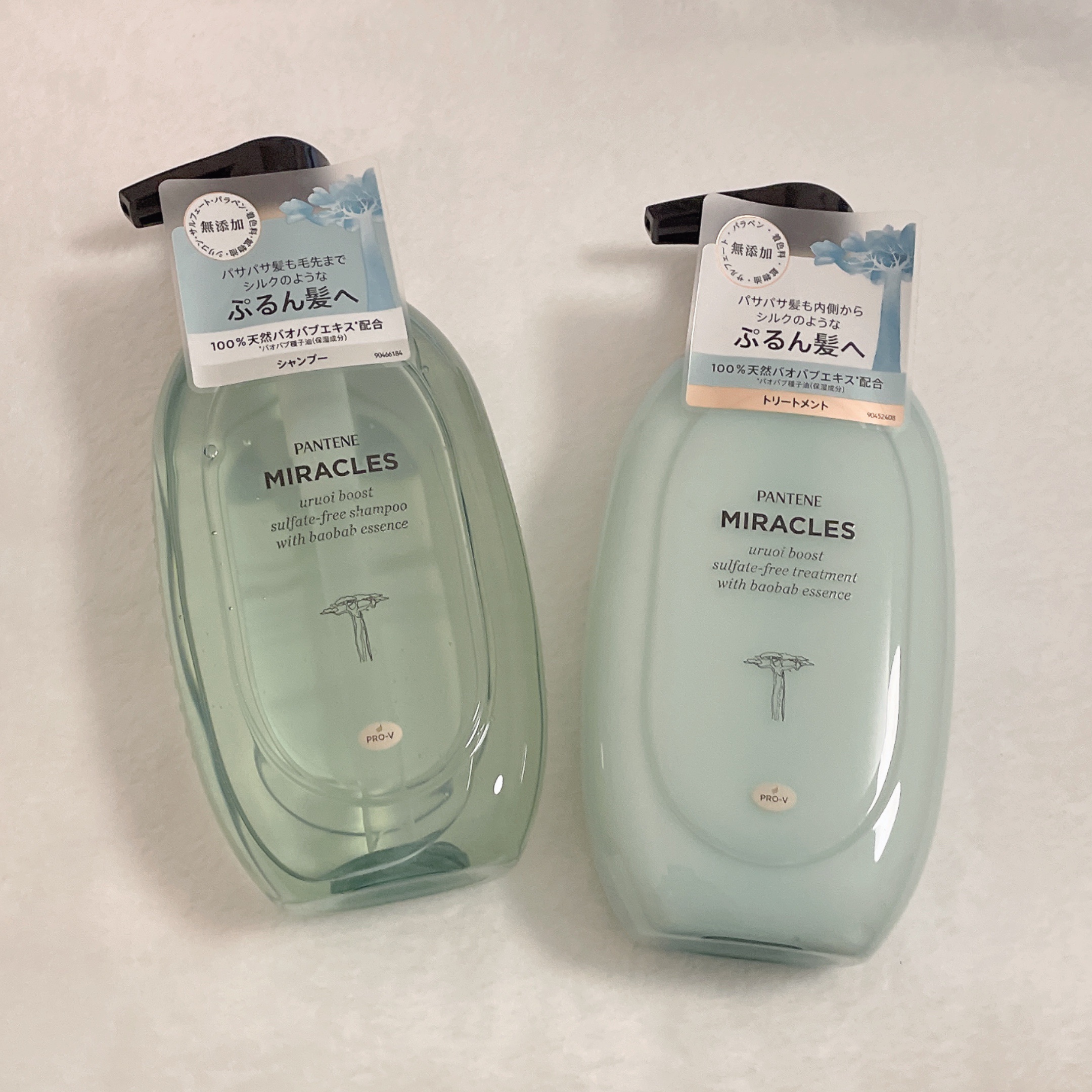 ミラクルズ うるおいブースト シャンプー/トリートメント/パンテーン/市販シャンプーを使ったクチコミ（1枚目）