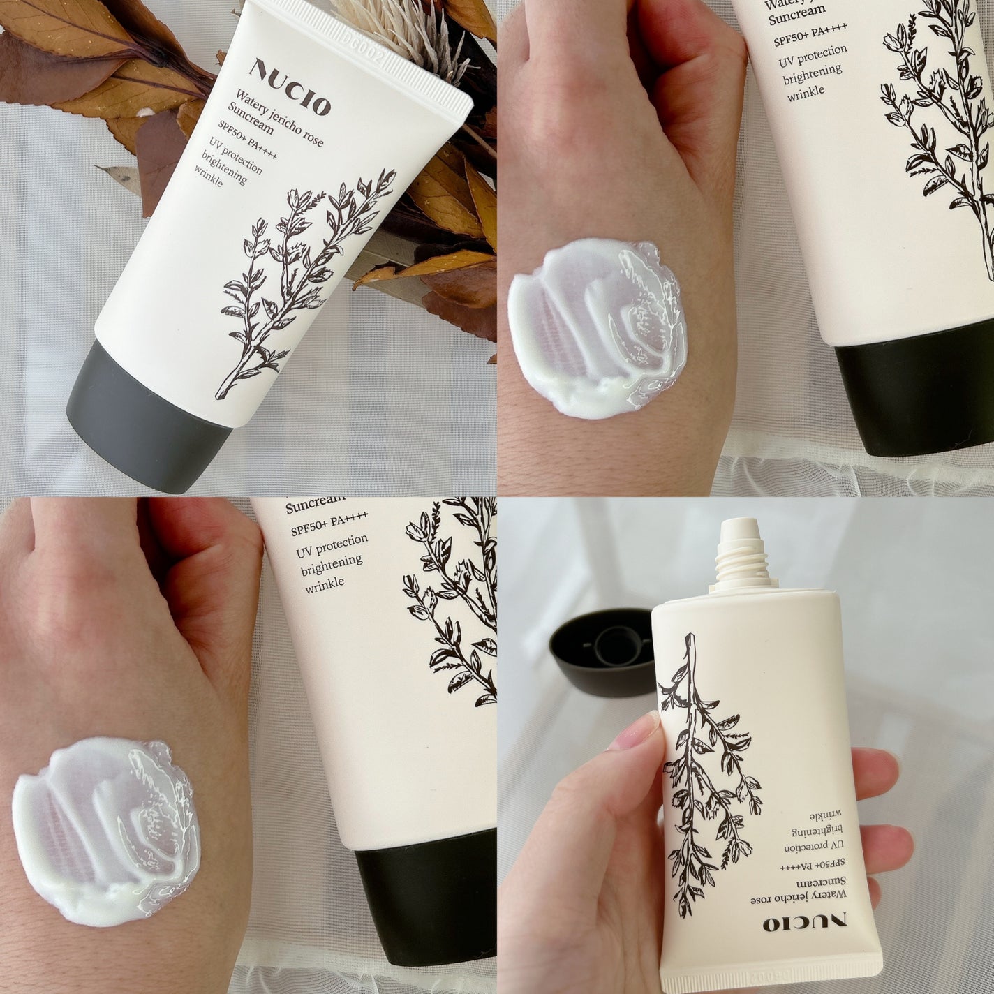 ウォータリー復活草日焼け止め/NUCIO/日焼け止めクリームを使ったクチコミ(2枚目)