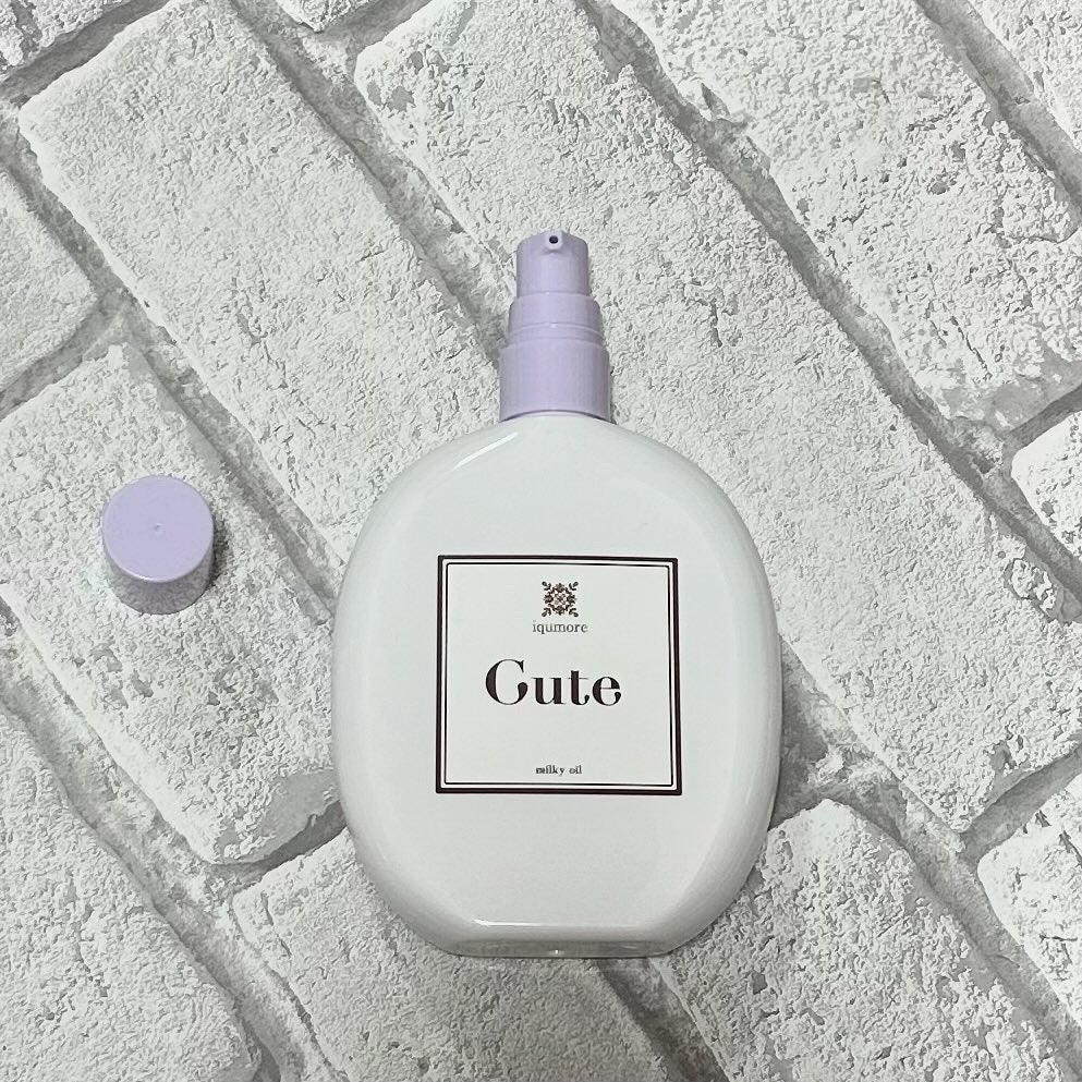 イクモアキュートミルキィオイル/iqumore/ヘアオイルを使ったクチコミ(1枚目)