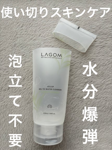ラゴム ジェルトゥウォーター クレンザー(LV)(朝用洗顔)/LAGOM /その他洗顔料を使ったクチコミ(1枚目)