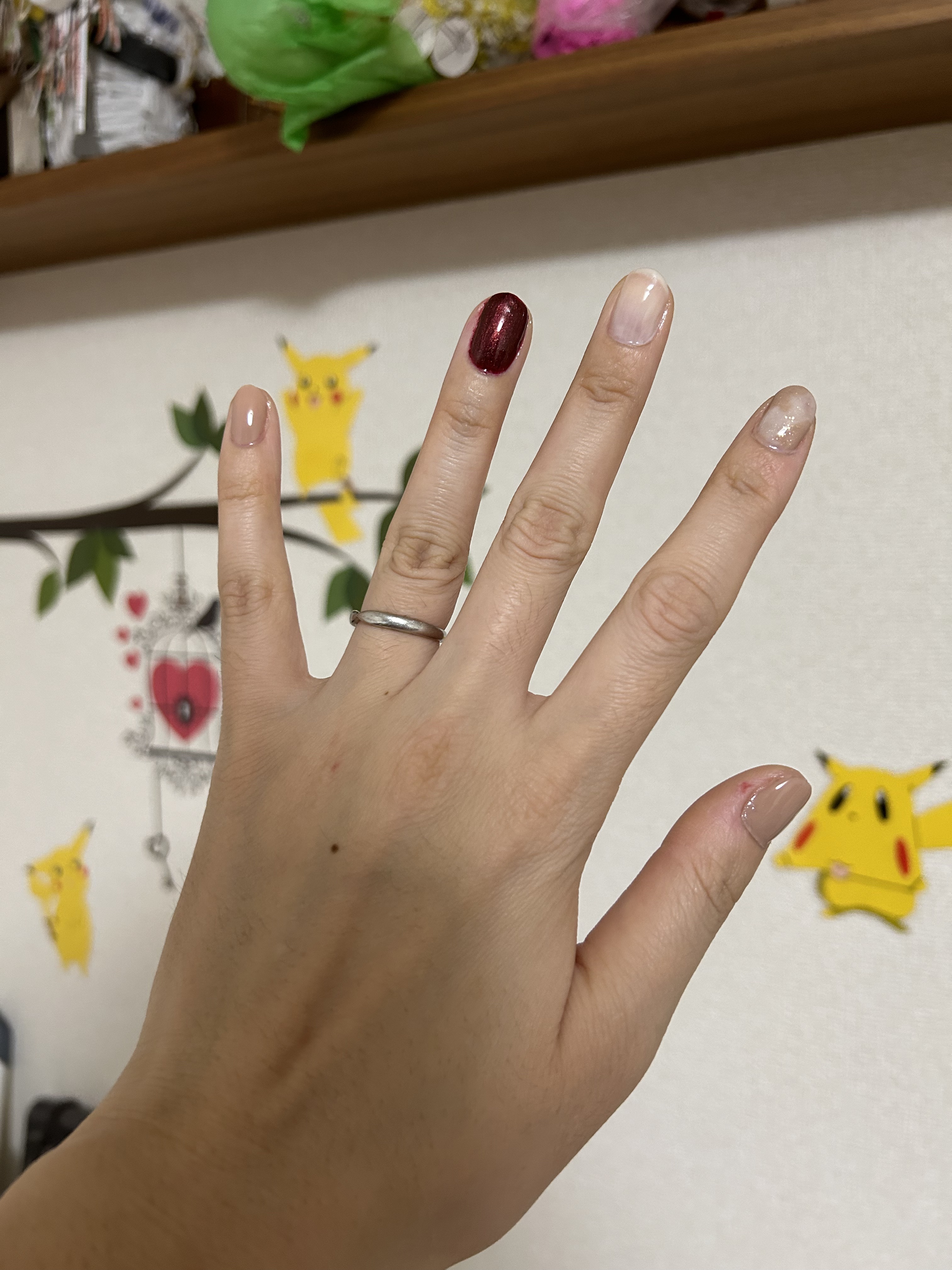 クイッククリスタルコートⅡ/ネイリスト/ネイルトップコートを使ったクチコミ（3枚目）