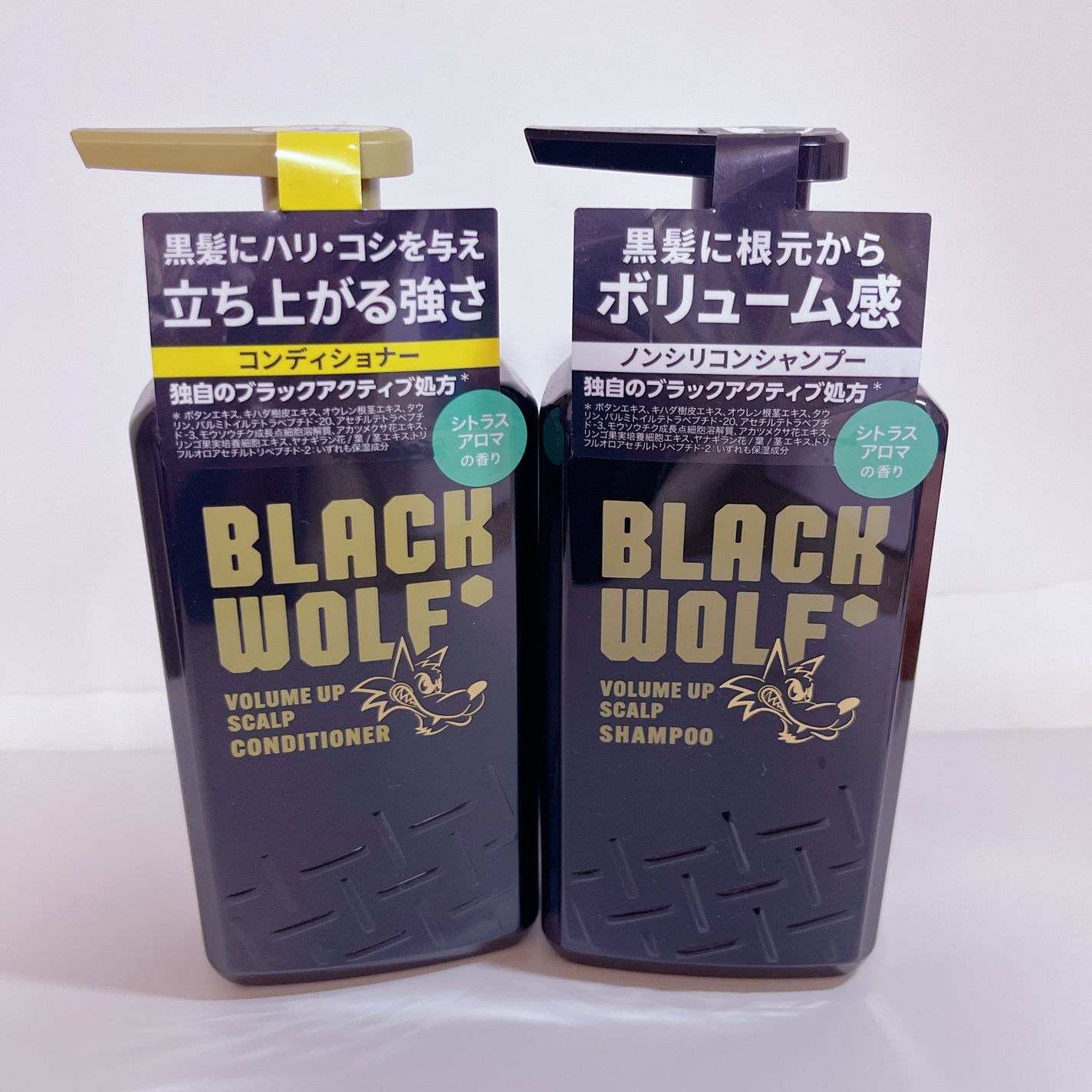 ブラックウルフ ボリュームアップスカルプシャンプー/大正製薬/市販シャンプーを使ったクチコミ(1枚目)