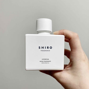 SHIRO ヴァーベナ ルームフレグランスのクチコミ「【限定 SHIRO ヴァーベナの香り】
実際の香りも確かめずに、香りの構成見て多分好きでしょ！.....」（1枚目）