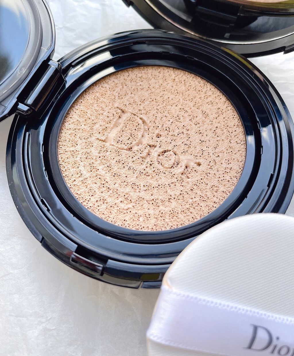 【旧】ディオールスキン フォーエヴァー クッション 0N ニュートラル  <ニュー ルック エディション> （生産終了）/Dior/クッションファンデーションを使ったクチコミ（3枚目）