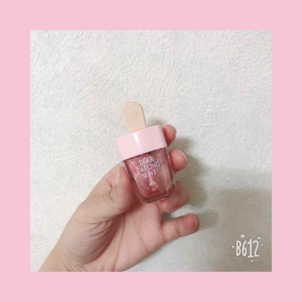 ディアダーリン ウォータージェルティント (アイスティント)/ETUDE/口紅を使ったクチコミ(1枚目)