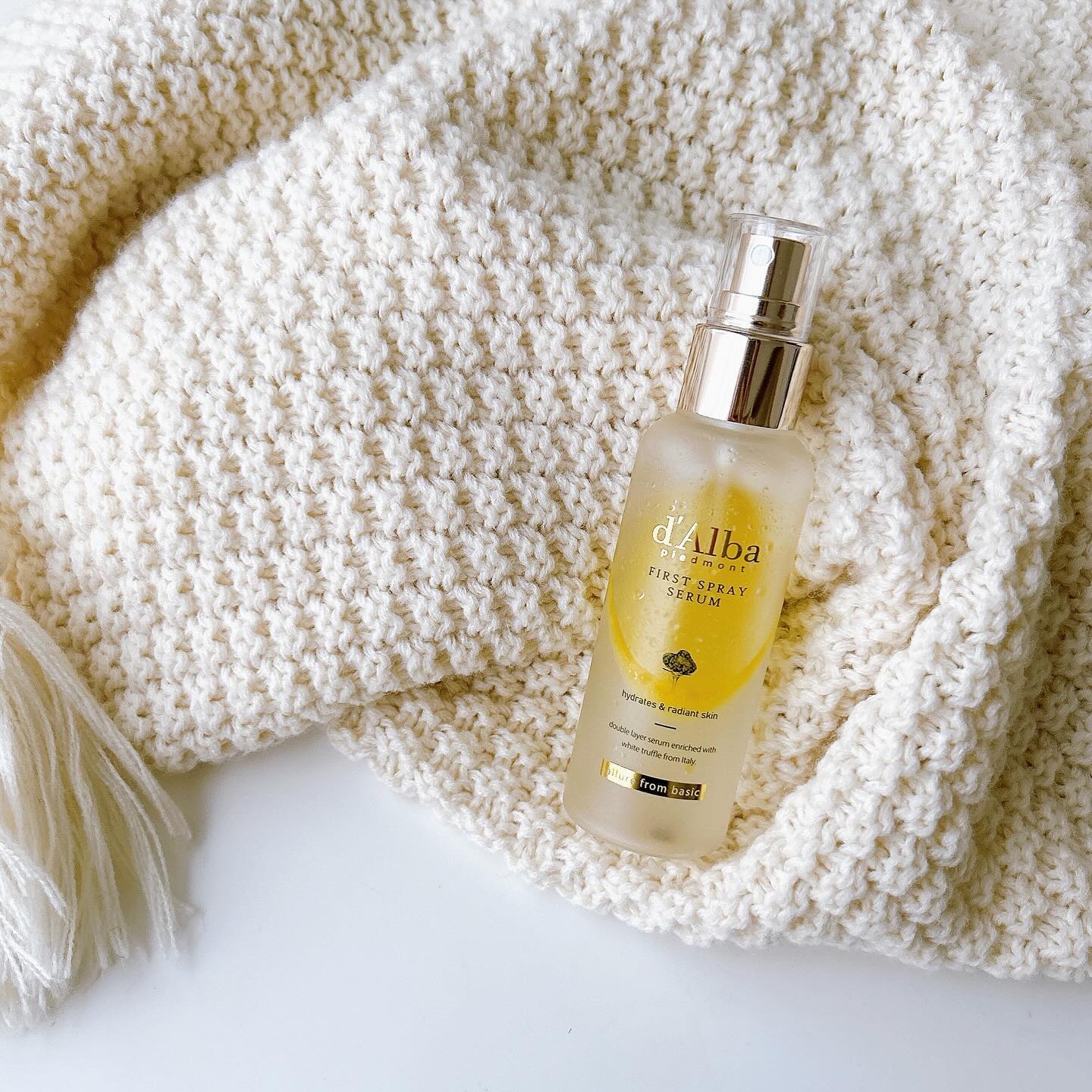 ダルバ ホワイトトリュフファーストスプレーセラム/ダルバ/ミスト状化粧水を使ったクチコミ（1枚目）