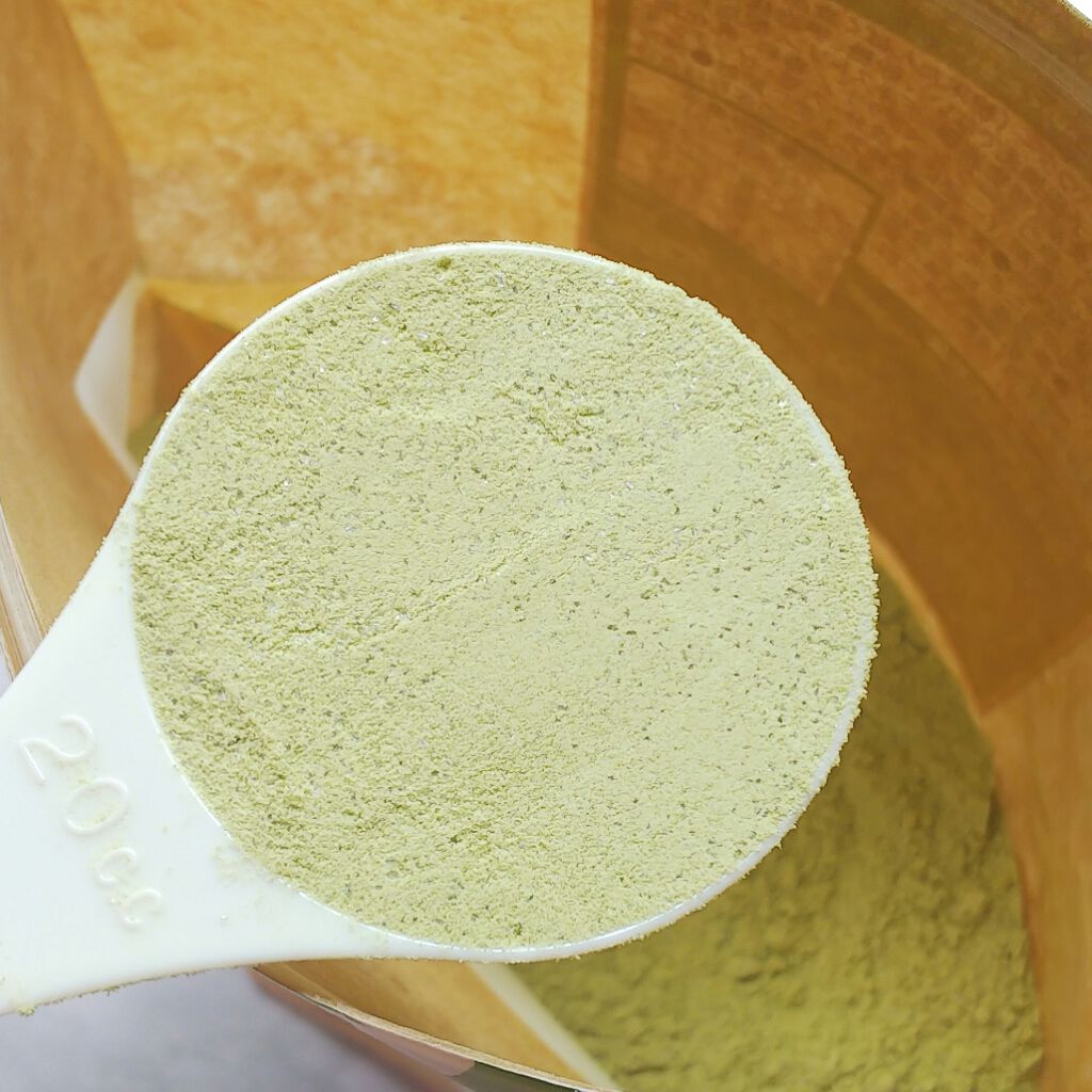 MATCHA PURE（プロテインパウダー）/ピュアパートナー/ソイプロテインを使ったクチコミ（2枚目）