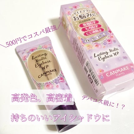 ラスティングマルチアイベース WP/キャンメイク/アイシャドウベースを使ったクチコミ(1枚目)