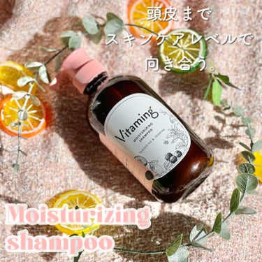 Vitaming モイストシャンプー/トリートメント(タンジェリン＆ジャスミンの香り)のクチコミ「#PR《#Vitaming》
▫️Moisturizing shampoo&treatment.....」（2枚目）