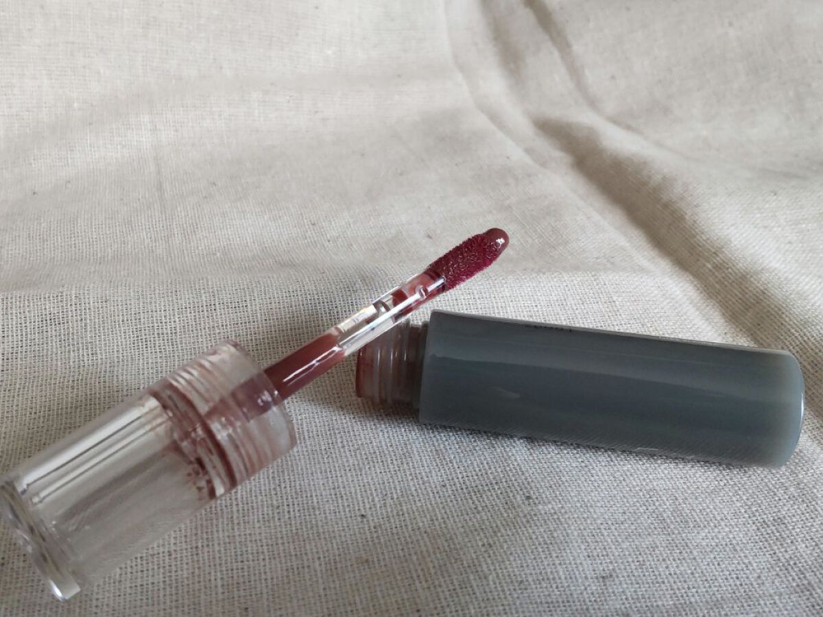 ニュアンスラップティント 103 花車(ガーベラ)ボルドー(限定カラー)/Fujiko/リップティントを使ったクチコミ（3枚目）