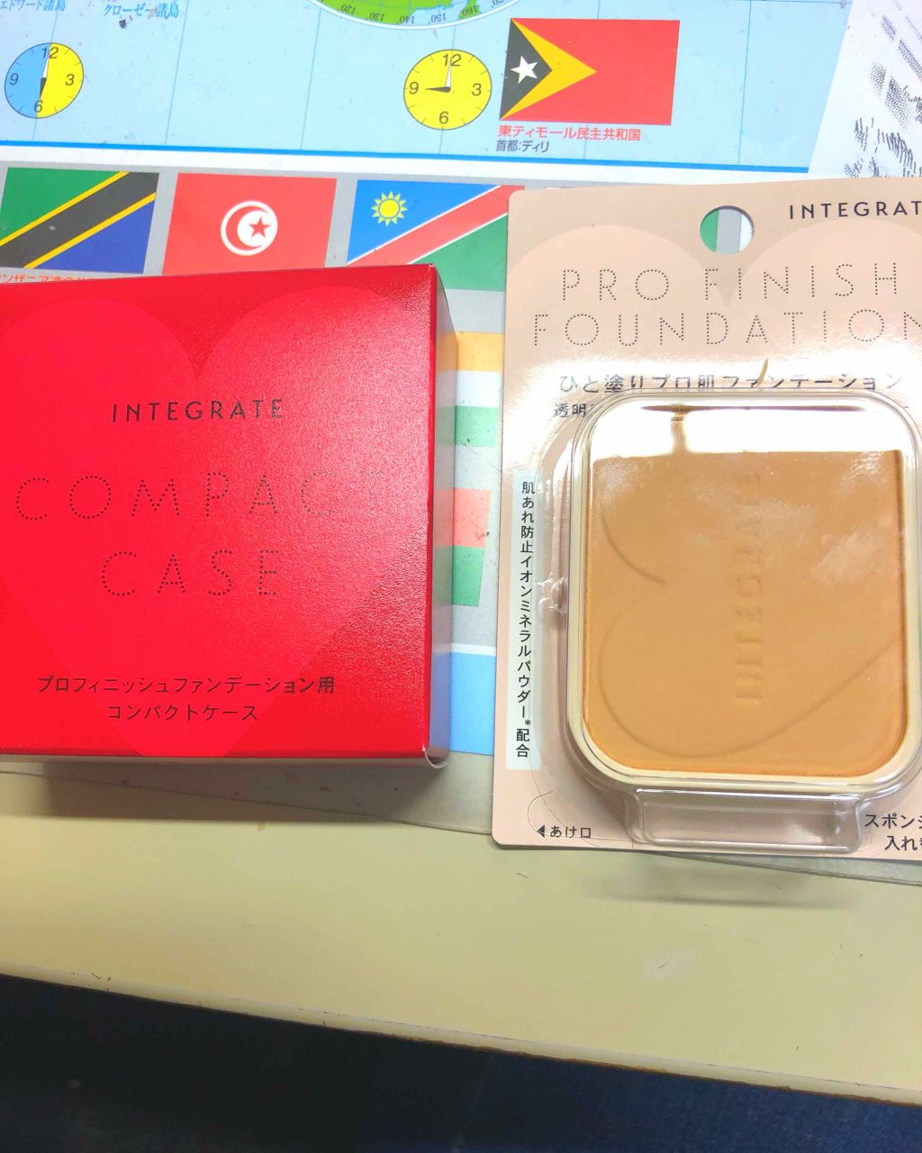 プロフィニッシュファンデーション/インテグレート/パウダーファンデーションを使ったクチコミ(1枚目)