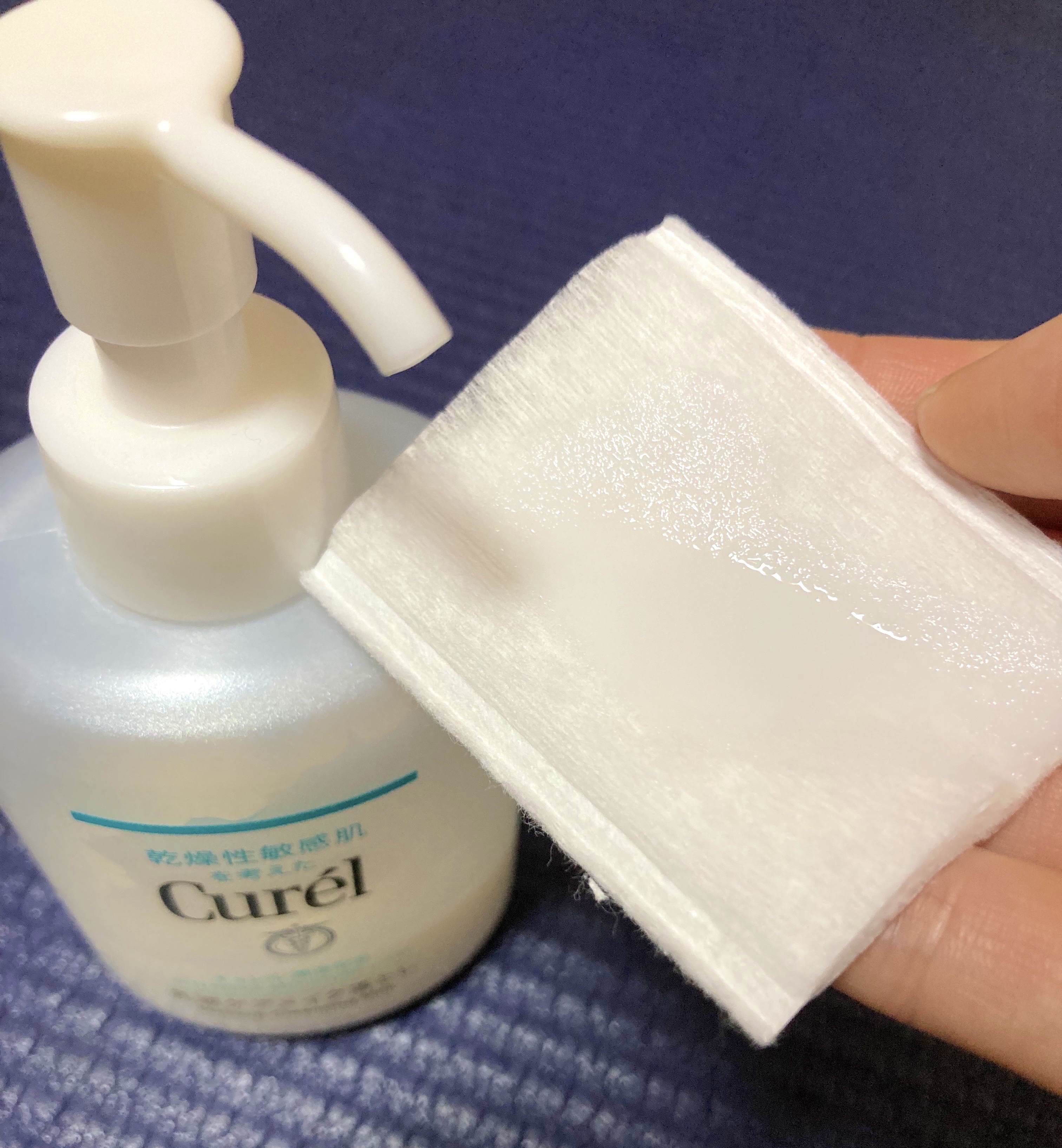 キュレル 潤浸保湿 乳液ケアメイク落とし/キュレル/ミルククレンジングを使ったクチコミ（3枚目）