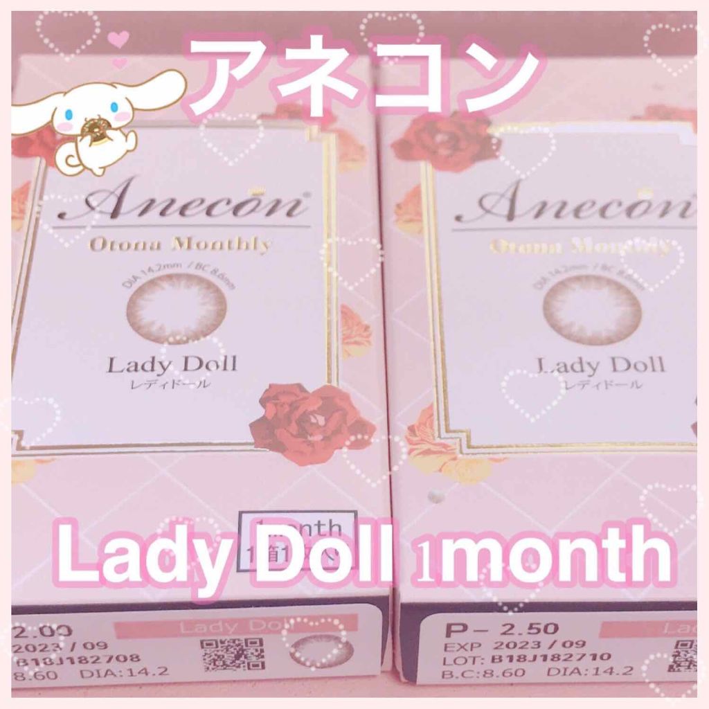 アネコン オトナマンスリー/モテコン/1ヶ月(1MONTH)カラコンを使ったクチコミ(1枚目)