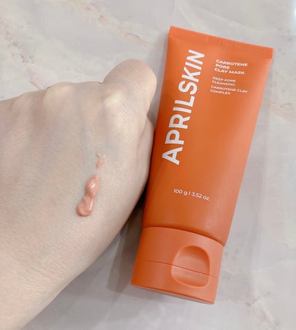 カロテン毛穴レスクレイパック/APRILSKIN/洗い流すパック・マスクを使ったクチコミ(1枚目)