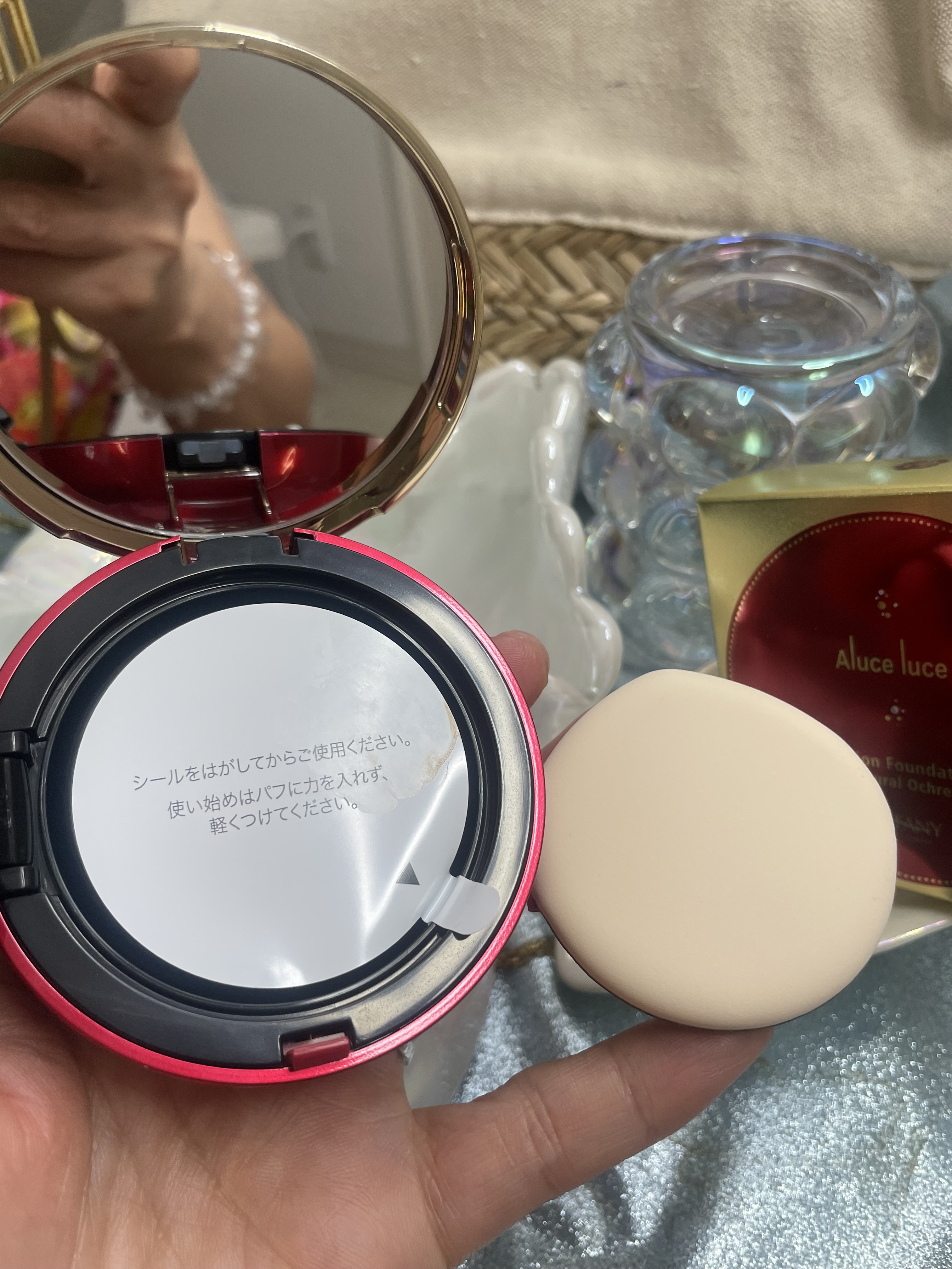 Aluce luce Plus クッションファンデーション/Aluce luce/クッションファンデーションを使ったクチコミ（3枚目）