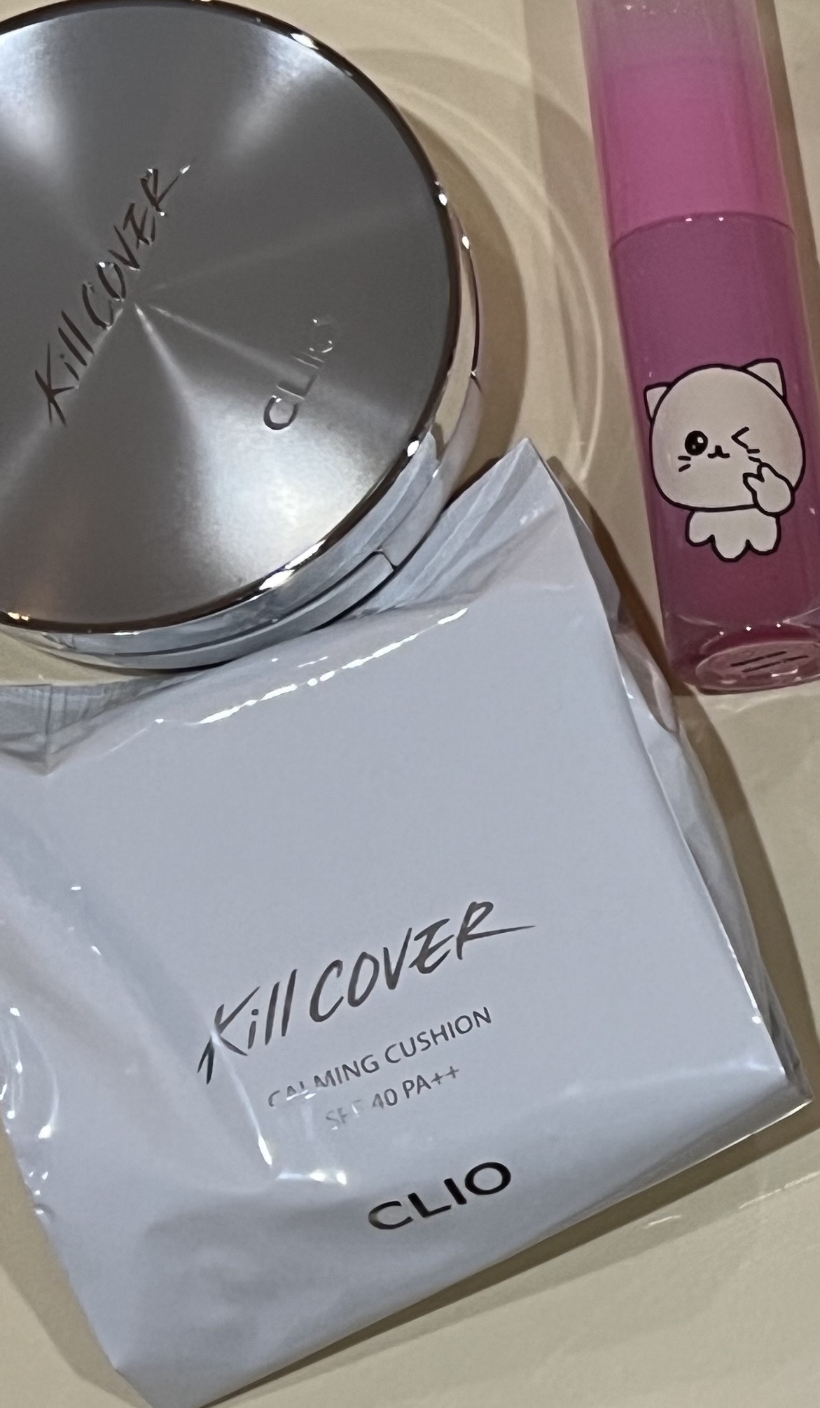 キル カバー カーミング クッション/CLIO/クッションファンデーションを使ったクチコミ（2枚目）