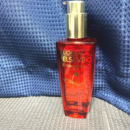 ロレアル パリ エルセーヴ エクストラオーディナリー オイル マドモアゼルキス オイルのクチコミ「出た時から気になっていて買ってみたら大正解!😆ロレアルパリのヘアオイルはいい物が沢山あるのでさ.....」(1枚目)