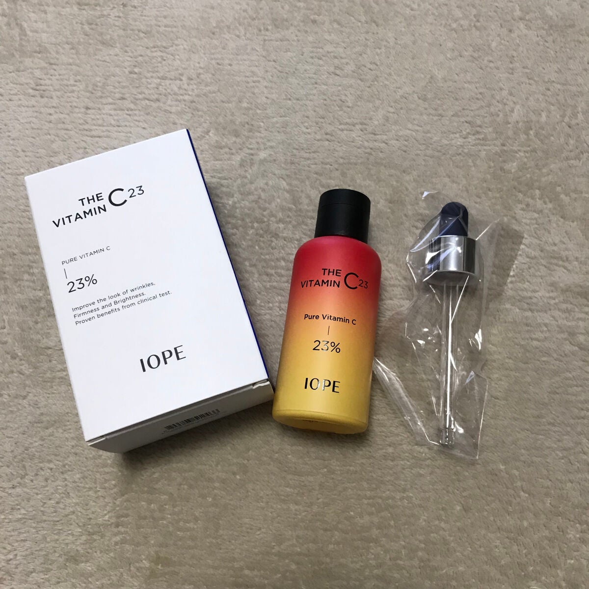 ザビタミンC23/IOPE/美容液を使ったクチコミ(1枚目)