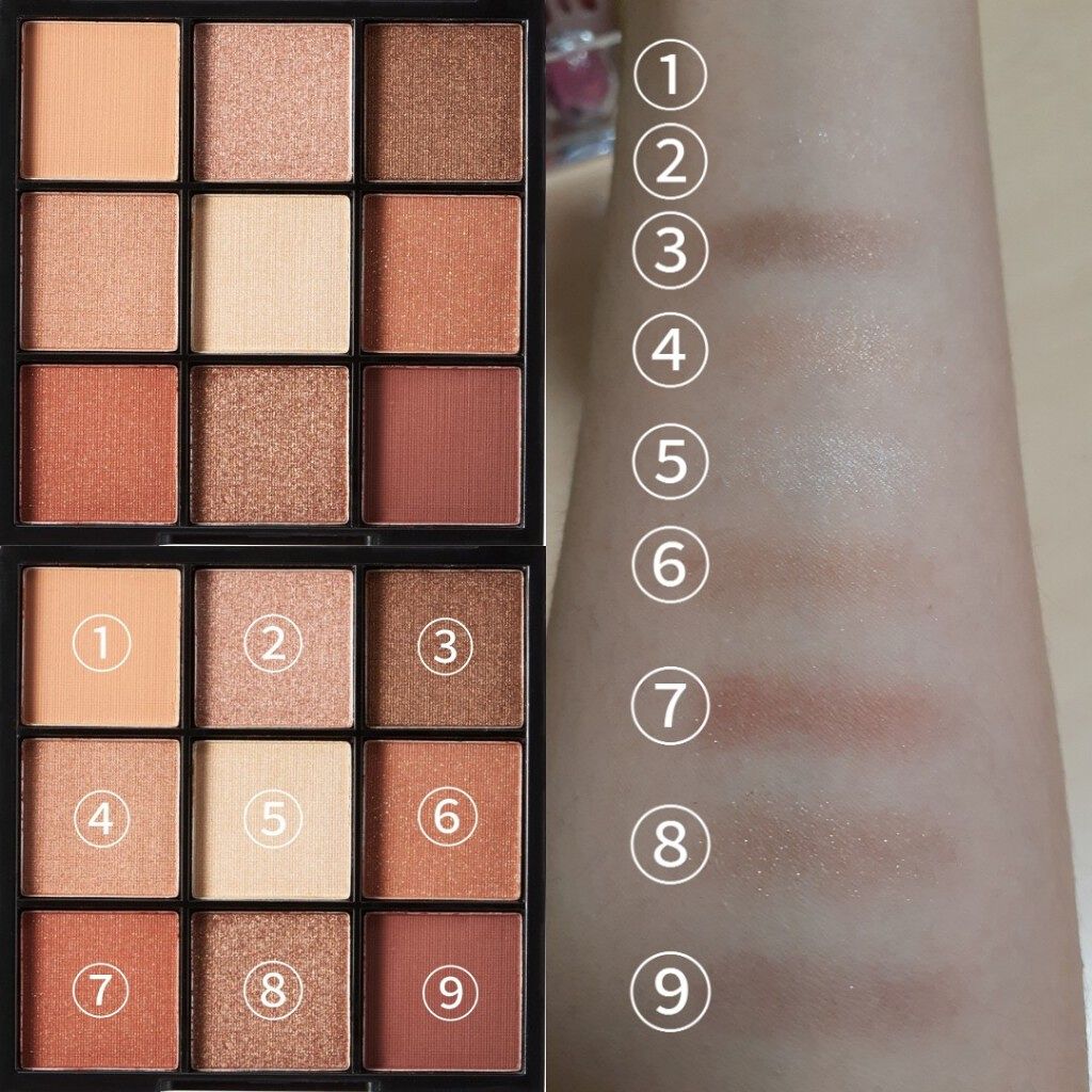 UR GLAM　BLOOMING EYE COLOR PALETTE/U R GLAM/アイシャドウパレットを使ったクチコミ（3枚目）