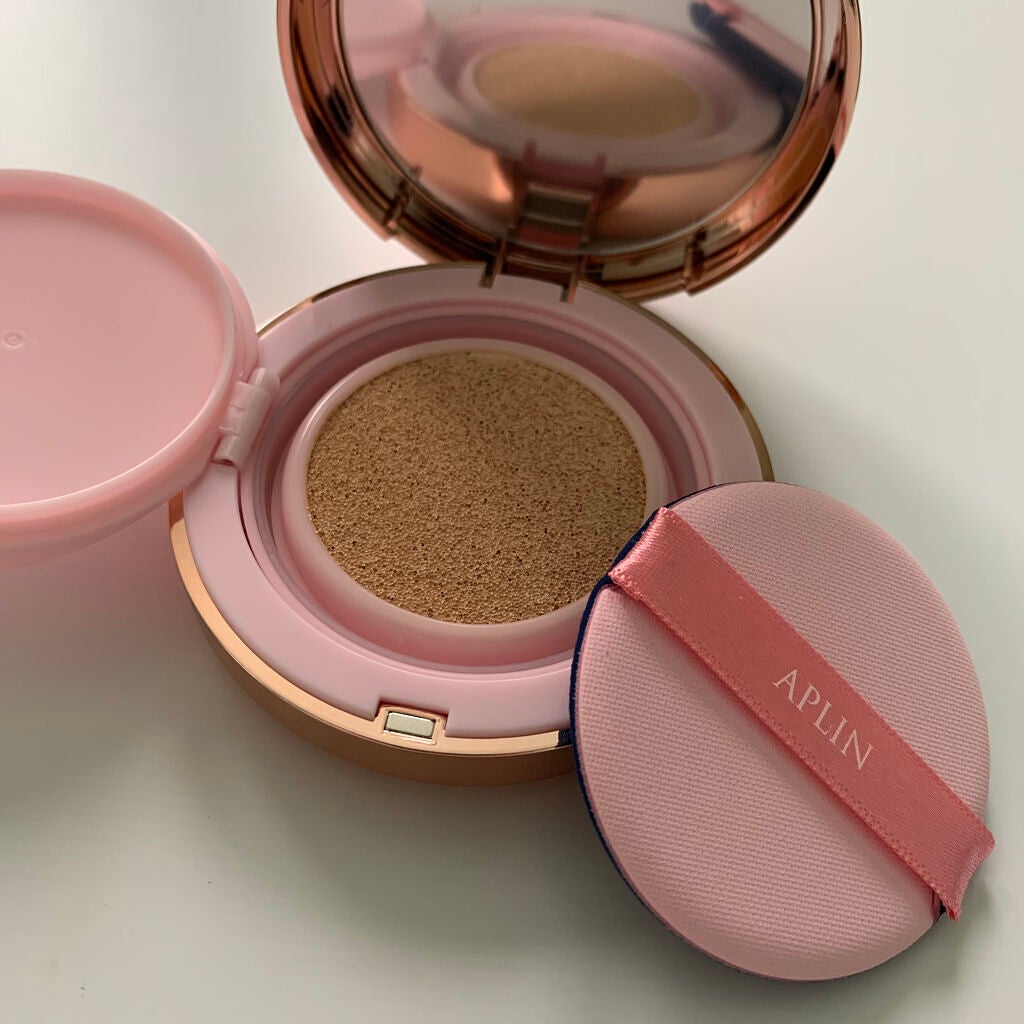 ピンクティーツリーカバークッション/APLIN/クッションファンデーションを使ったクチコミ(3枚目)