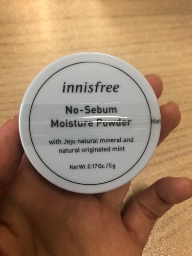 ノーセバム モイスチャーパウダー/innisfree/プレストパウダーを使ったクチコミ（1枚目）