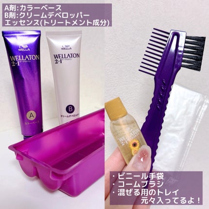 ウエラトーン ツープラスワン クリームタイプ/ウエラ/ヘアカラーを使ったクチコミ(2枚目)