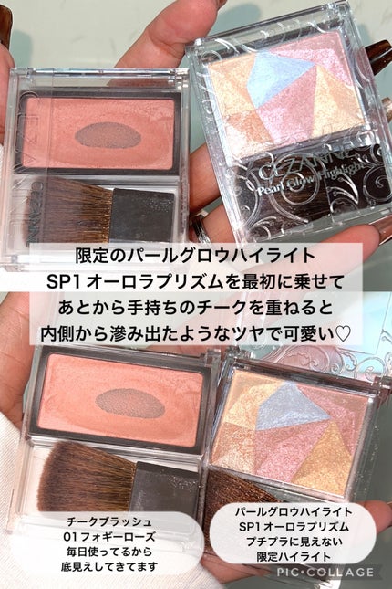 チークブラッシュ/CEZANNE/パウダーチークを使ったクチコミ(2枚目)