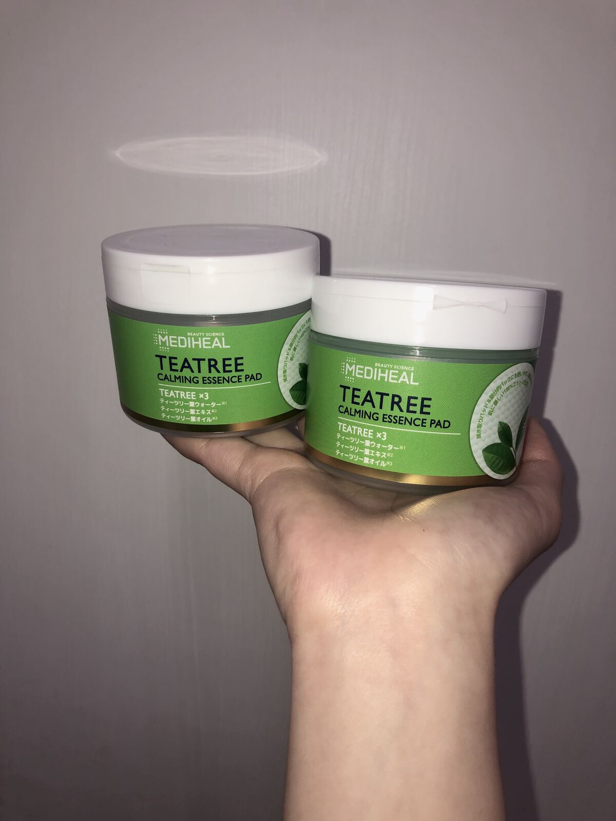 ティーツリーカーミングエッセンスパッド/MEDIHEAL/トナーパッドを使ったクチコミ（1枚目）