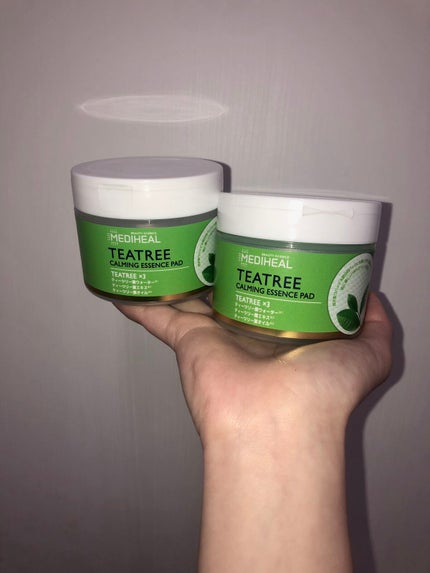 ティーツリーカーミングエッセンスパッド/MEDIHEAL/トナーパッドを使ったクチコミ(1枚目)