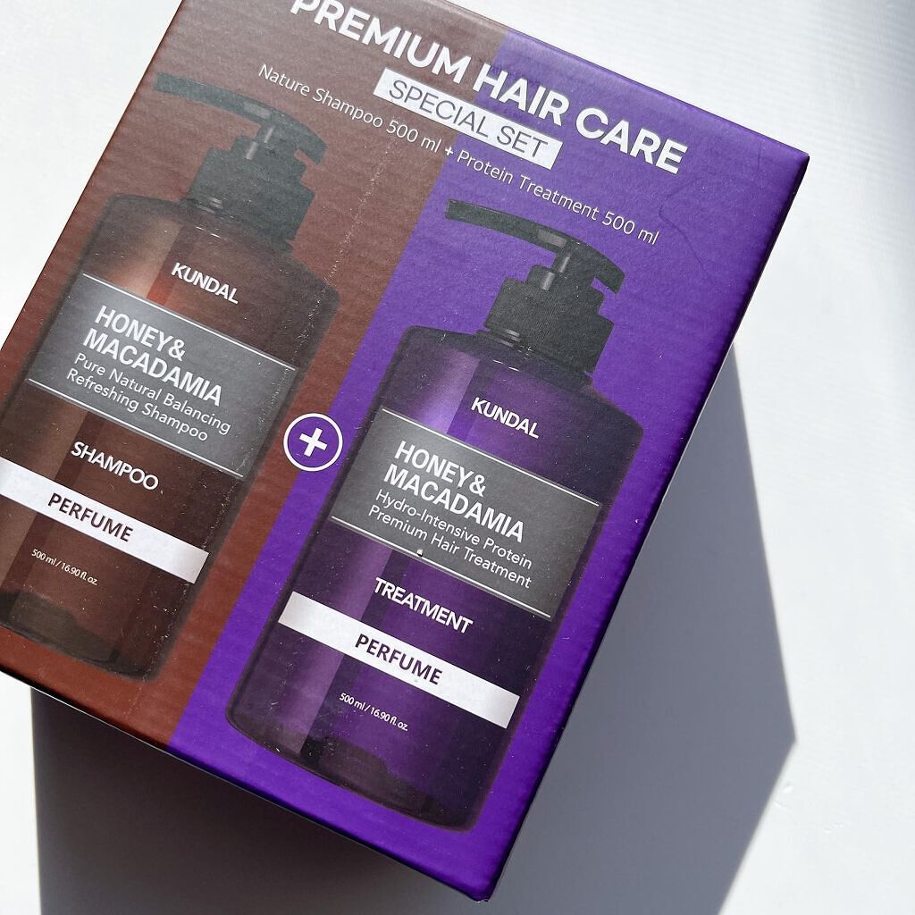 ハニー&マカデミアシャンプー／トリートメント /KUNDAL/シャンプー・コンディショナーを使ったクチコミ（3枚目）