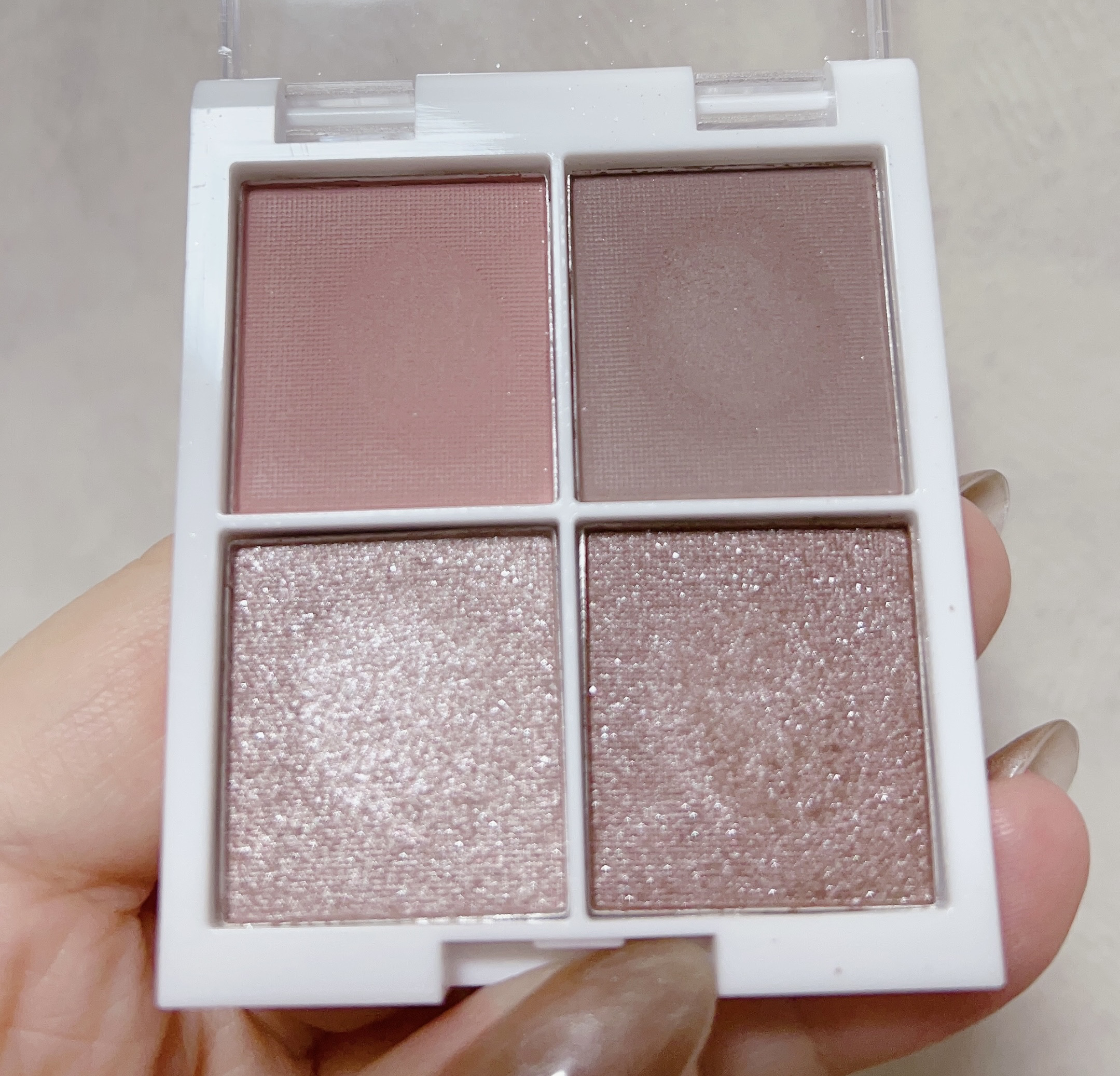 IDATE 4色アイシャドウパレット 01/IDATE/アイシャドウパレットを使ったクチコミ（3枚目）