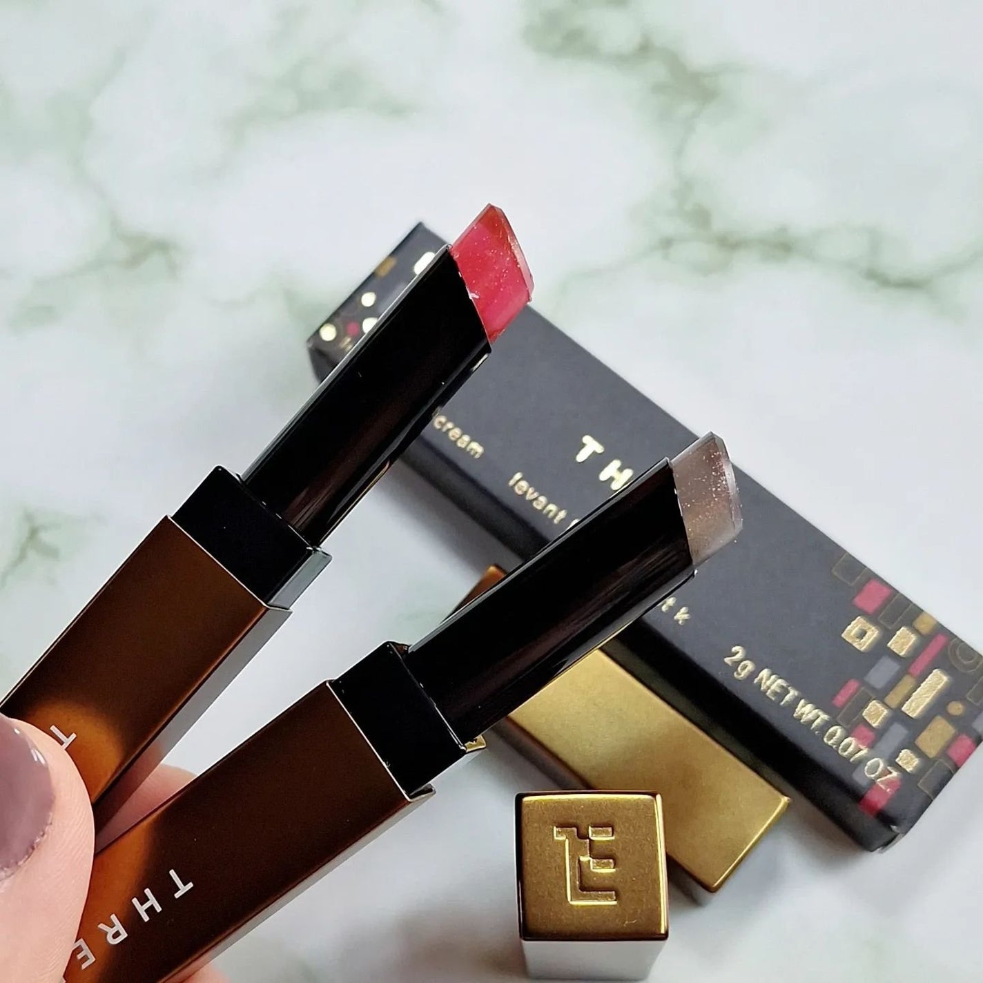 ルヴァントリップケアティント K/THREE/口紅を使ったクチコミ(2枚目)