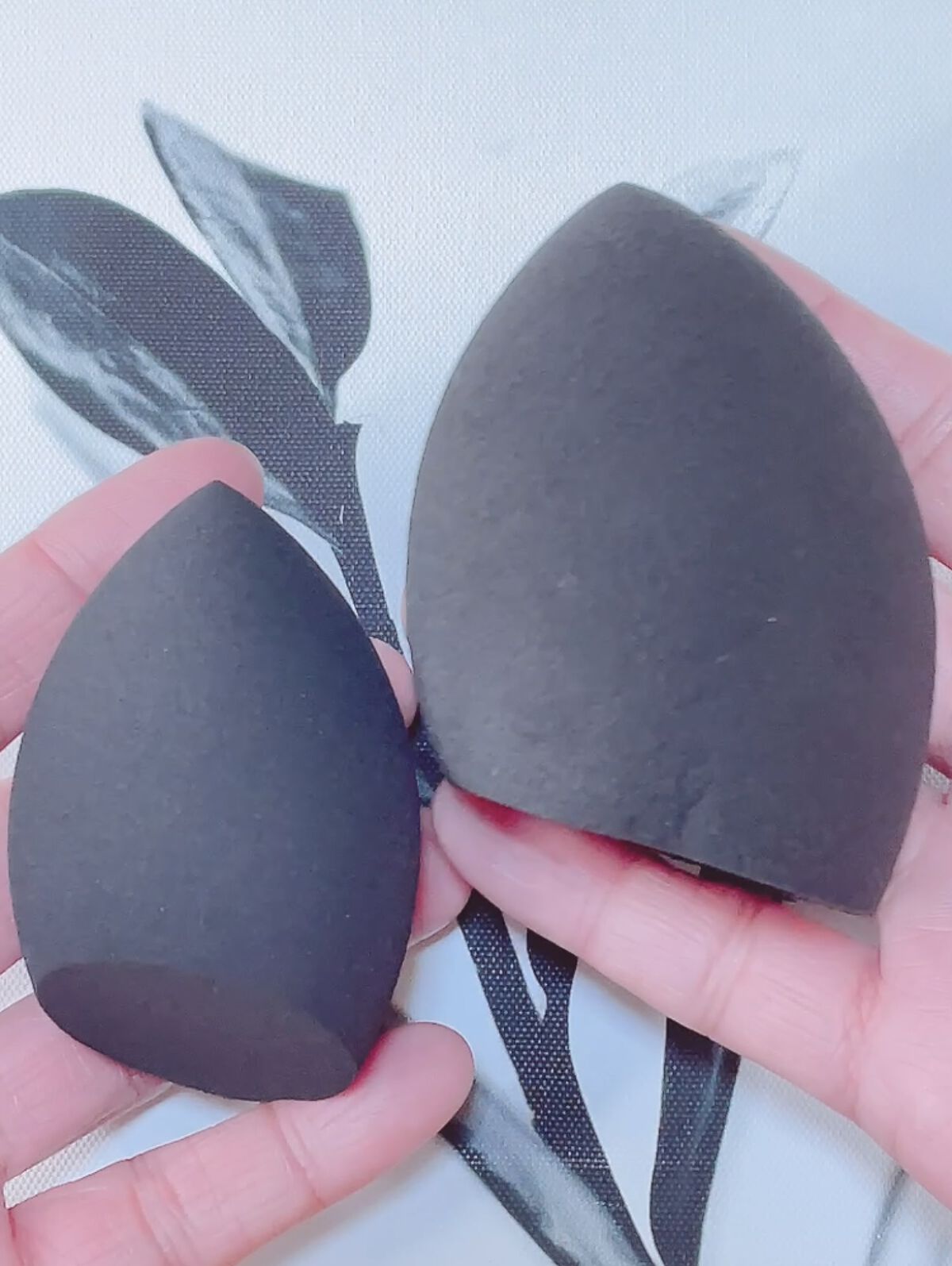 3Dメイクアップスポンジ(フラットカット型)/DAISO/パフ・スポンジを使ったクチコミ（3枚目）