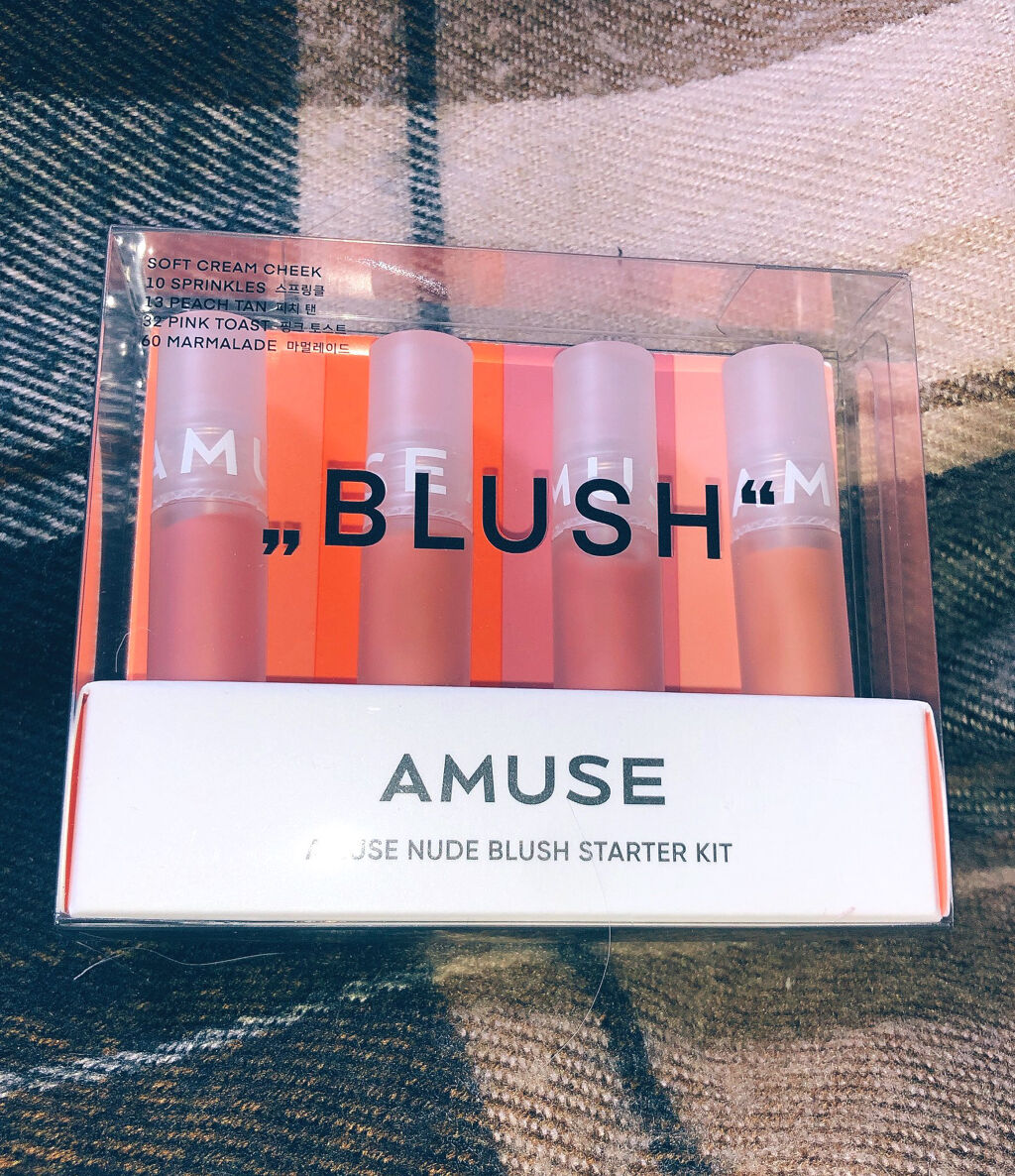 ミニブラッシュキット/AMUSE/リキッドチークを使ったクチコミ（1枚目）