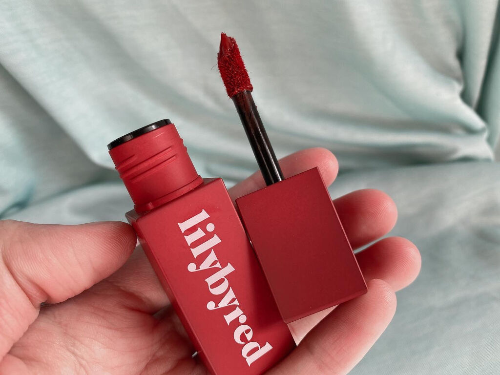 ムードライアー ベルベットティント/lilybyred/リップティントを使ったクチコミ（2枚目）