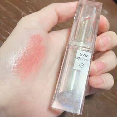  38°C / 99°F Lipstick <TOKYO> +3 CORAL-PINK/UZU BY FLOWFUSHI/口紅を使ったクチコミ（1枚目）