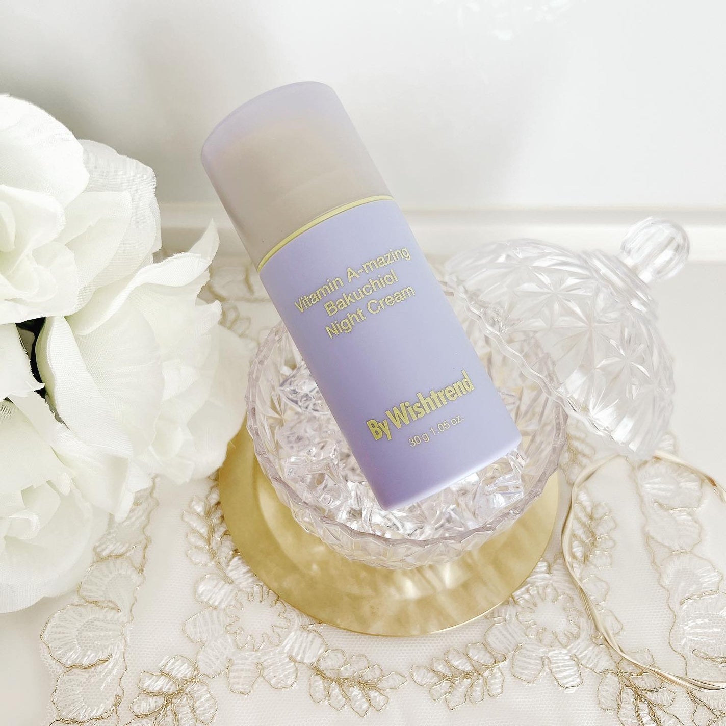 ビタミンA-mazingバクチオールナイトクリーム/By Wishtrend/フェイスクリームを使ったクチコミ(4枚目)