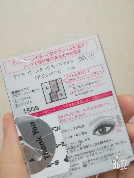 ヴィンテージモードアイズ/KATE/アイシャドウパレットを使ったクチコミ(3枚目)