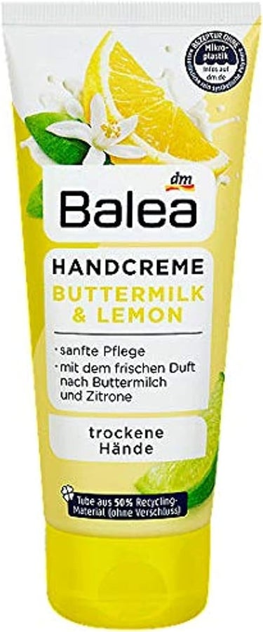 HAND CREME バターミルク&レモン Balea