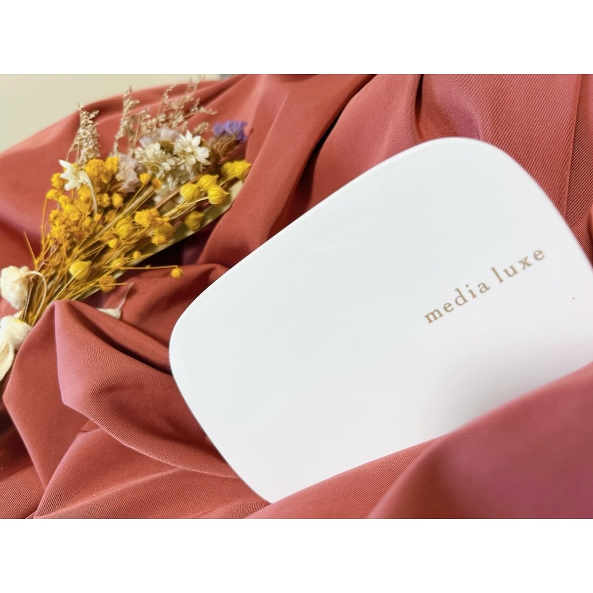 パウダーファンデーション/media luxe/パウダーファンデーションを使ったクチコミ（1枚目）