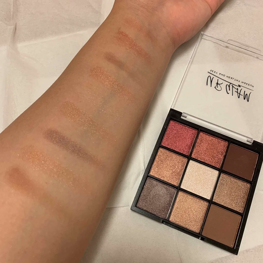 UR GLAM BLOOMING EYE COLOR PALETTE/U R GLAM/アイシャドウパレットを使ったクチコミ(2枚目)